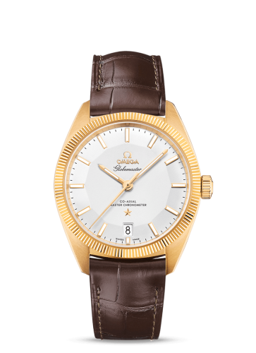 Omega Globemaster Yellow Gold / Silver / Leather